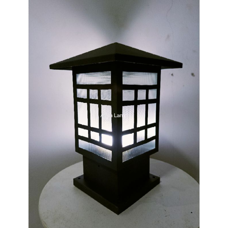 Terbaru lampu hias minimalis Handmade lampu pagar rumah lampu teras pagar