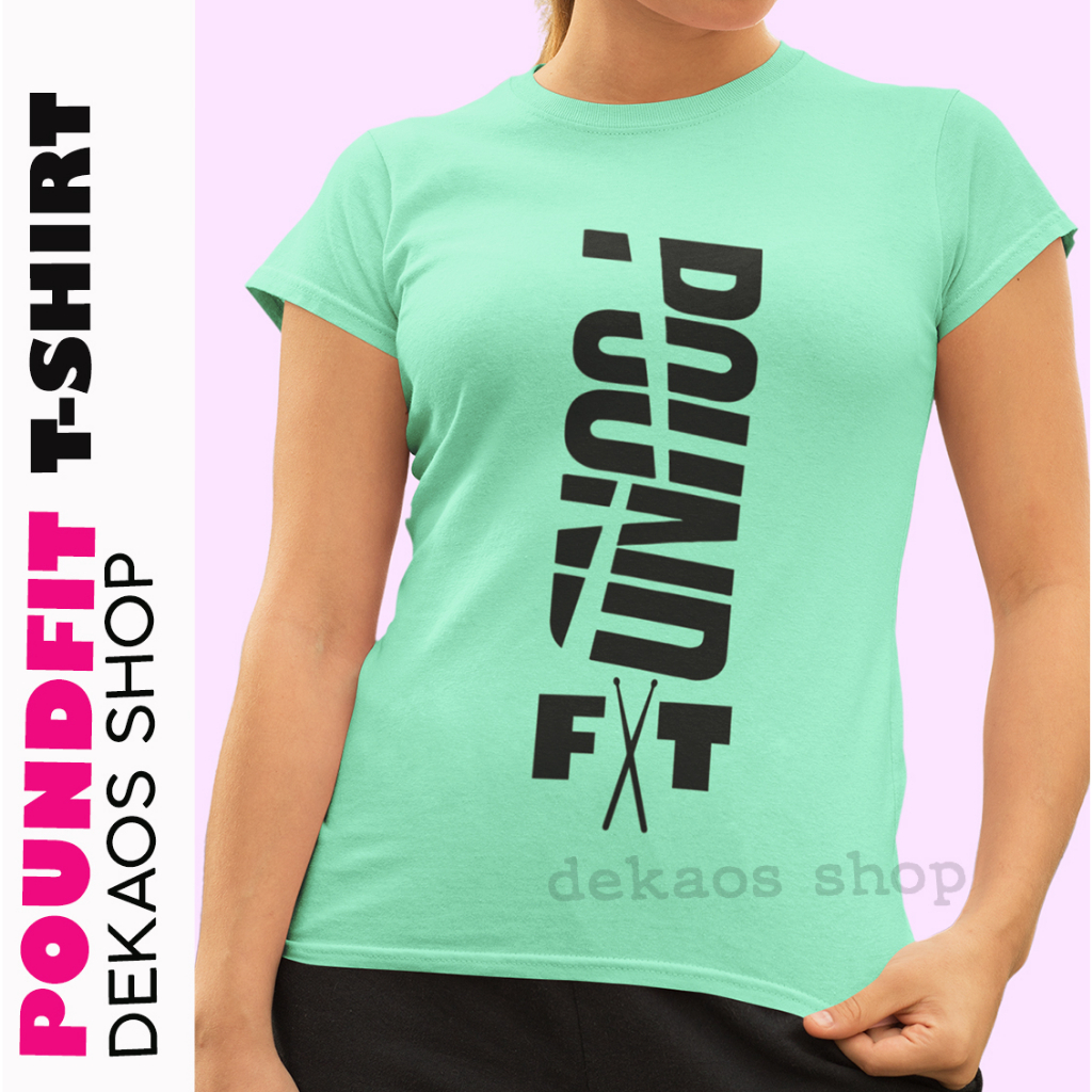 BAJU POUNDFIT / KAOS POUNDFIT / KAOS POUND / KAOS SENAM POUNDFIT AEROBIC ZUMBA YOGA / TSHIRT POUNDFI
