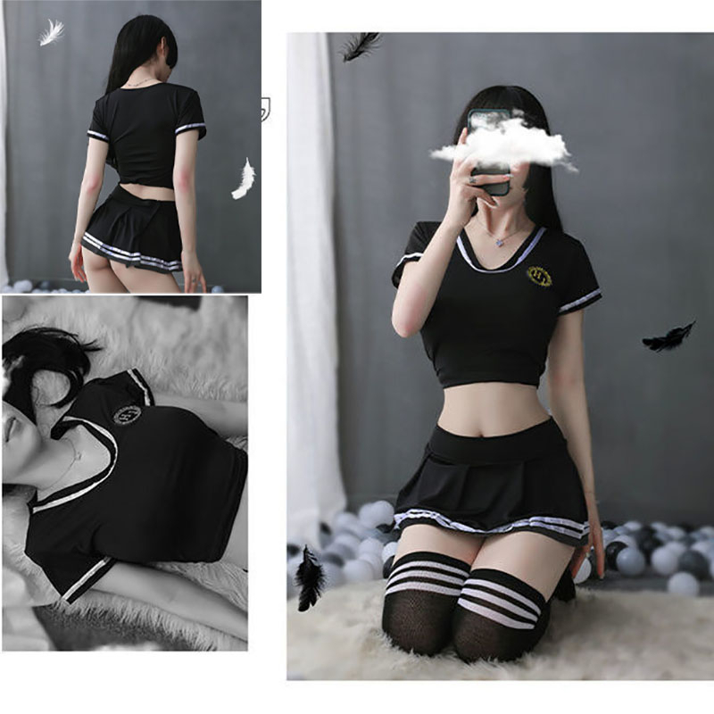 Lingerie Sexy set sepakbola Seragam Pakaian Dalam Wanita A396