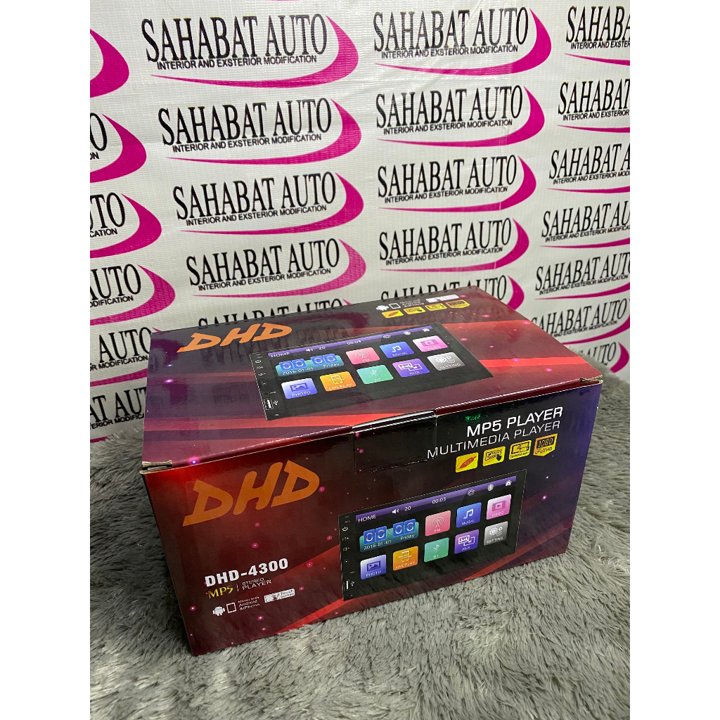 Head Unit Double Din DHD-4300 7 inch MirrorLink Bluetooth MP5 Full Glass Touchscreen Body Medium