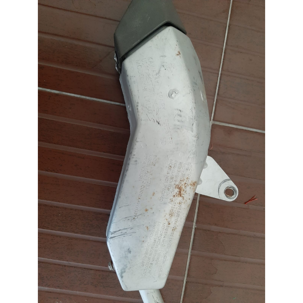Selincer Kenalpot Kawasaki KLX 140 Original COpotan Motor Slencer Knalpot KLX 140 Ori