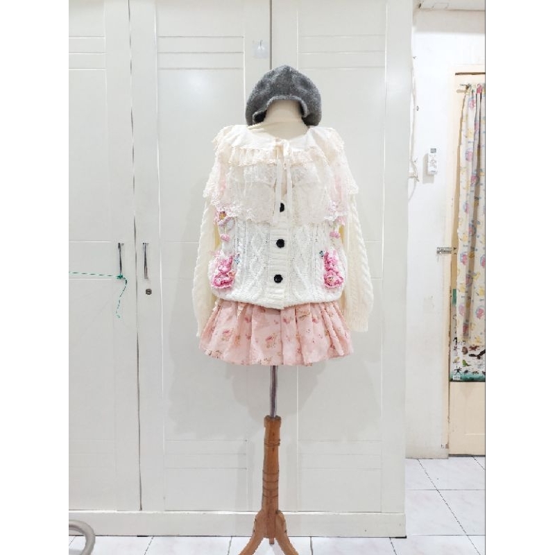 cardigan handmade lucu sunbonnet | kawai kawaii liz lisa rojita dear my love deary | jiraikei jirai 