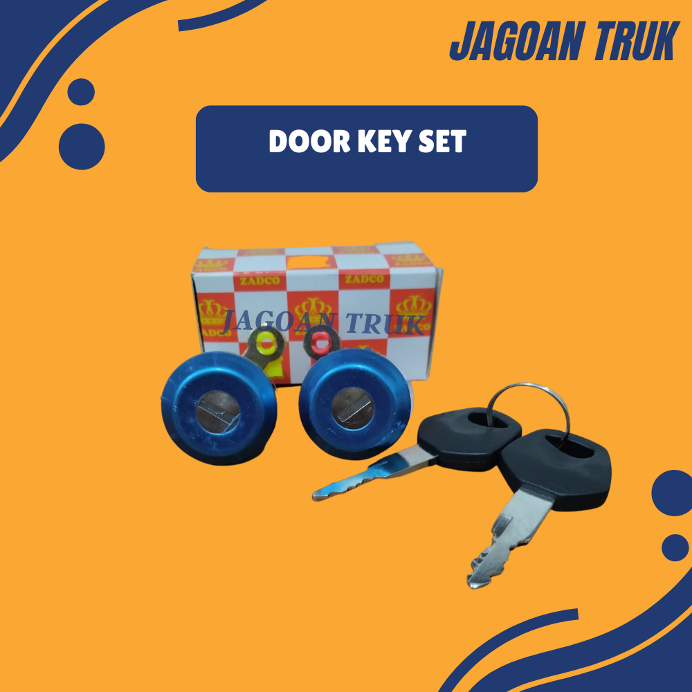 Door Key Set Rh/Lh Hino Lohan/Kunci Pintu 1 Set Kanan/Kiri Hino Lohan