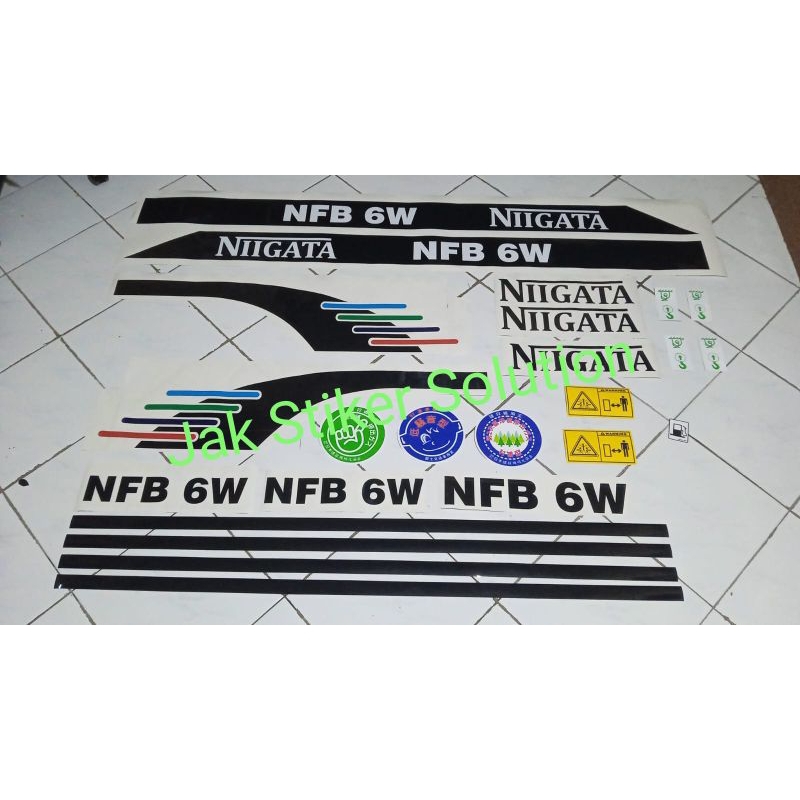 

Stiker NIIGATA NFB6W Sticker Aspalt Finisher