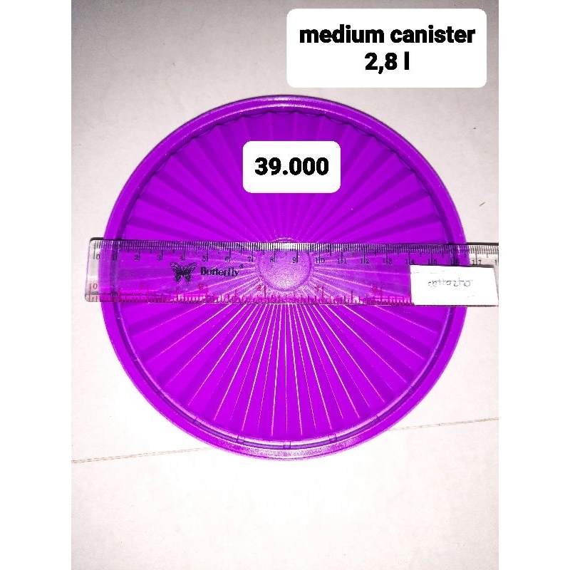 tutup medium canister 2,8 liter tupperware