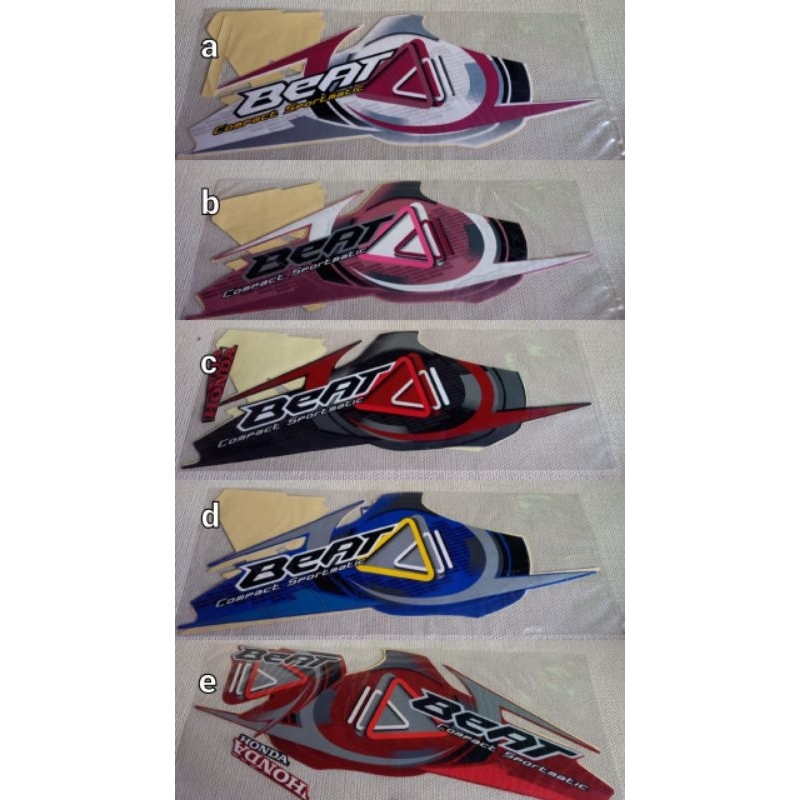 Striping Honda beat 2009 Karbulator (( stiker Lis Bodi Honda Beat 2009 karbulator))