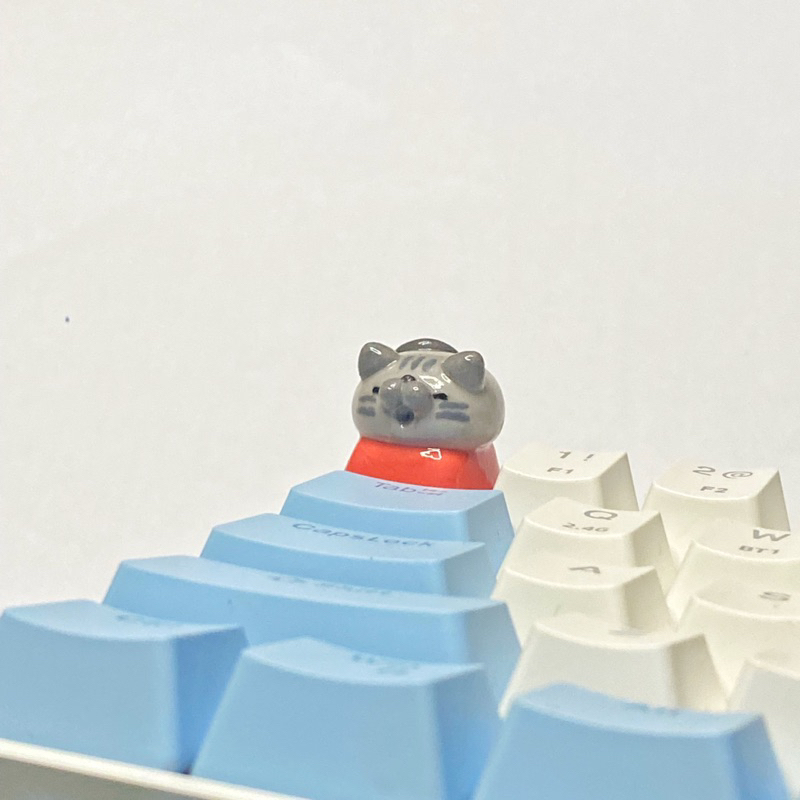 Artisan Keycap Air Dry Clay Homemade | Keycaps R4 | CAT Keycap Mechanical Keyboard | Accessories Key