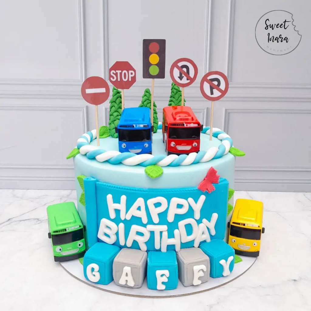 

KUE ULANG TAHUN TAYO/ TAYO BIRTHDAY CAKE / TAYO CAKE 16CM