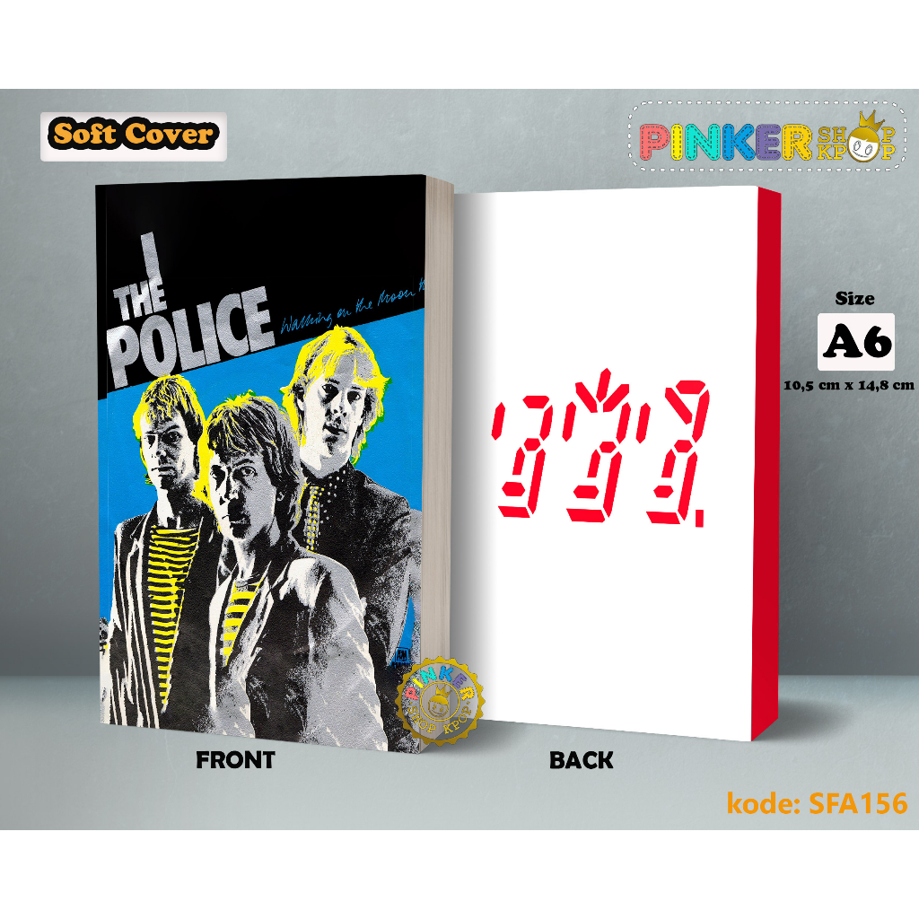 

(SFA156) Pocket Note Band The Police Ghost In The Machine Softcover A6/A5 Buku Tulis catatan Notes Agenda Planner Jurnal