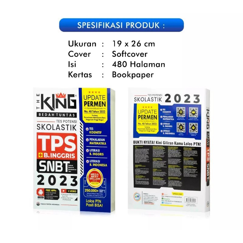 

BUKUSNBT/SNPT/THE KING TPS SNBT 23/ INTENS SKOLASTIK 23/ TOP MODUL TPA