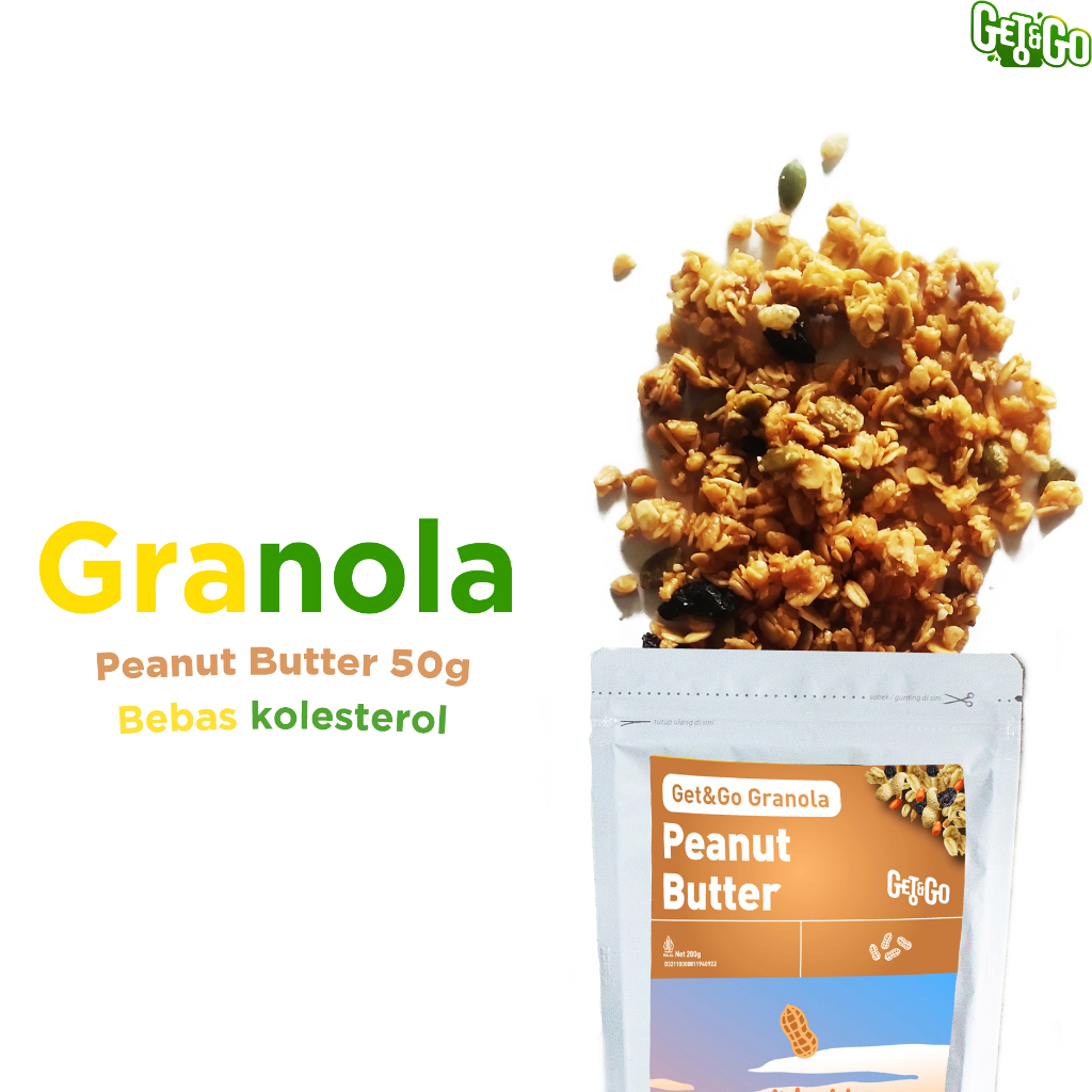 

Get and Go granola peanut butter 50 g - sereal granola cereal