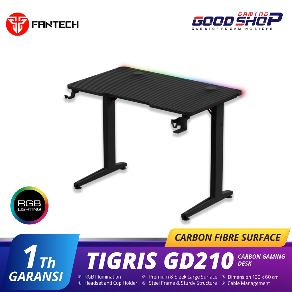 Fantech GD210 Meja Gaming RGB 100CM Gaming Desk