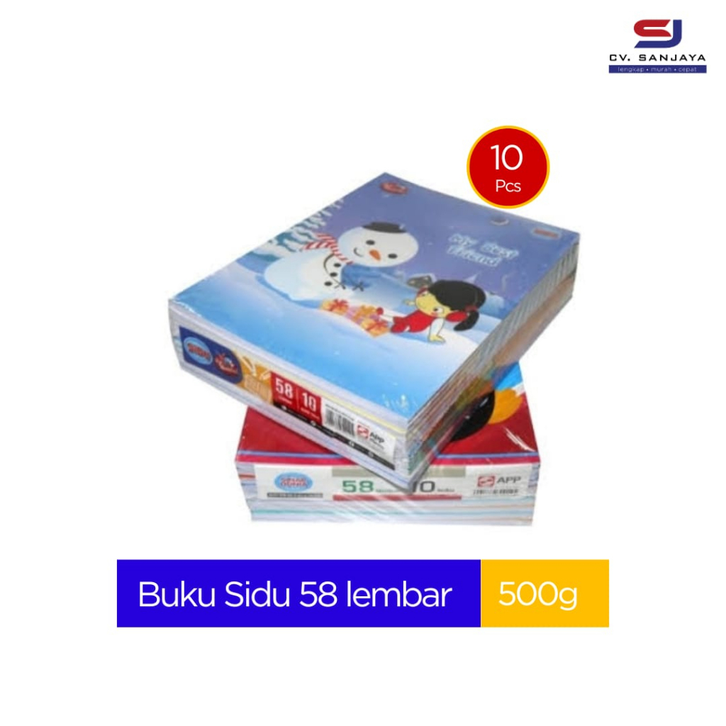 

Buku Sidu 58 Lembar 1 pak isi 10 pcs