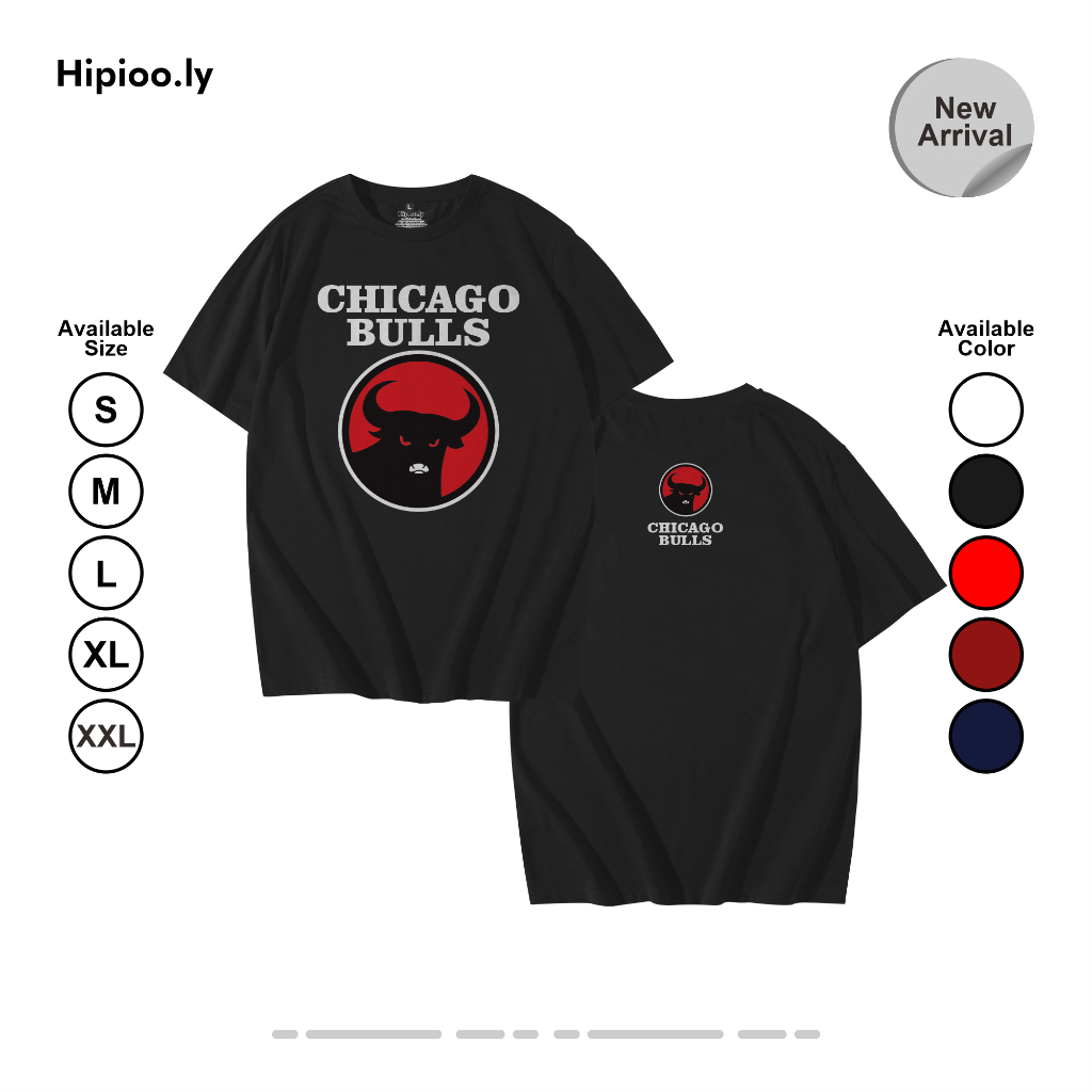 KAOS CHICAGO BULLS | KAOS PDIP | KAOS BANTENG | KAOS PARTAI | HIPIOO