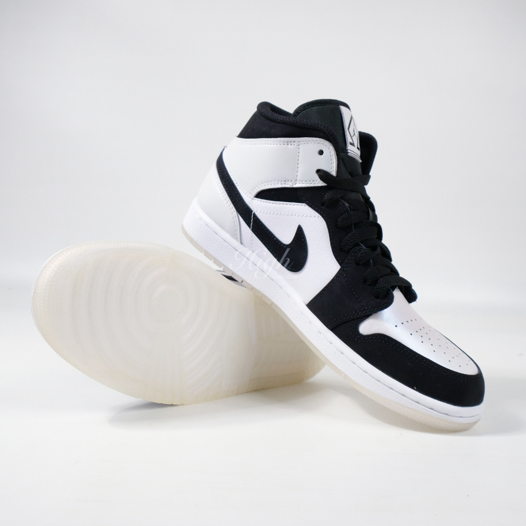 Air Jordan 1 Mid SE Diamond Black White (Men) DH6933-100