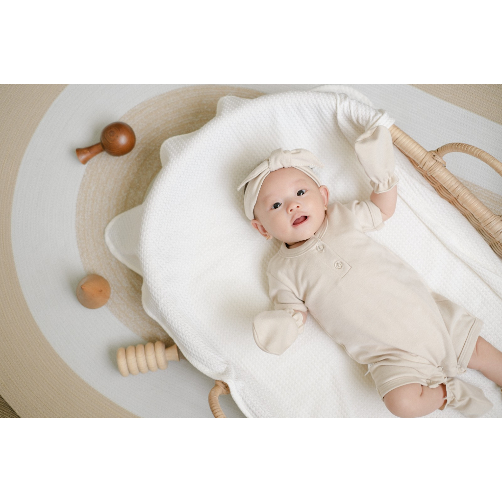 KIKI PUP - Short Sleeve Romper - Jumper/Onesies/Baju terusan bayi polos