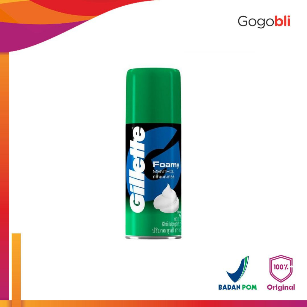 Gillette Foamy Foam Shave Menthol 175gr