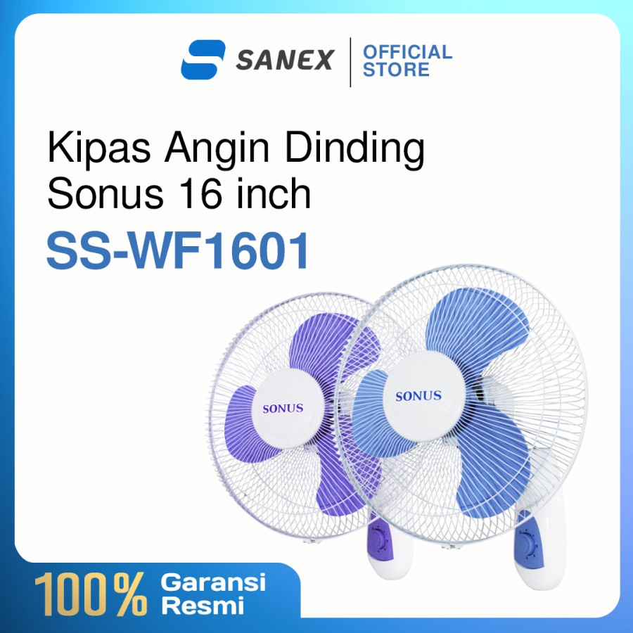 Kipas Angin Dinding 16 Inch / Wall Fan Tembok 16&quot; Sonus SS-WF1601