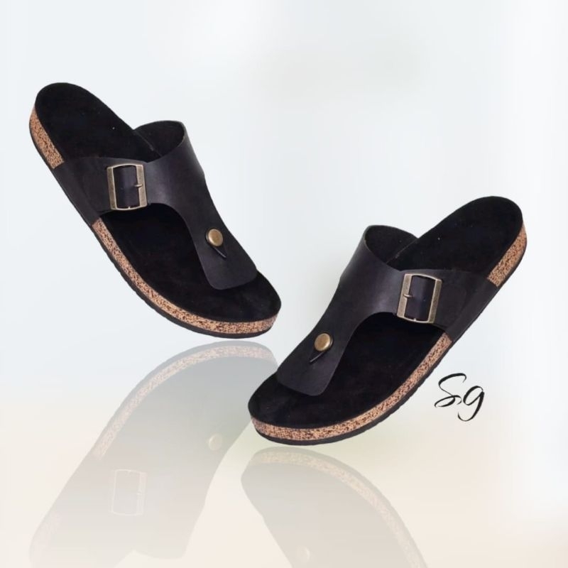 SB //SANDAL BIRKEN COWOK KOKOP BAN CAPIT CANVAS