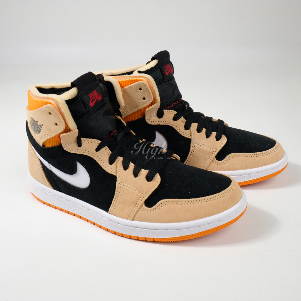 Air Jordan 1 Zoom CMFT Pumpkin Black Cream CT0978-200