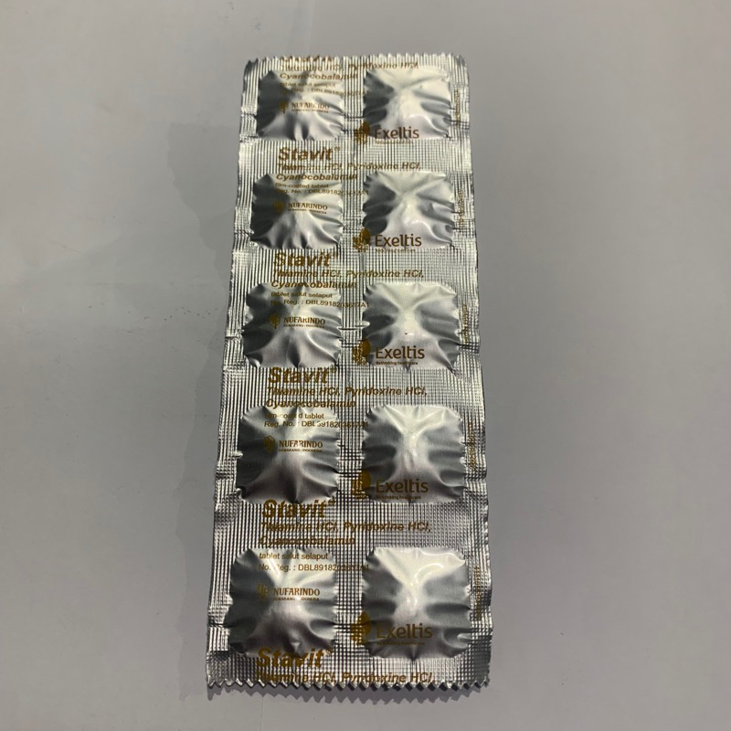 Stavit Strip Isi 10 Tablet *
