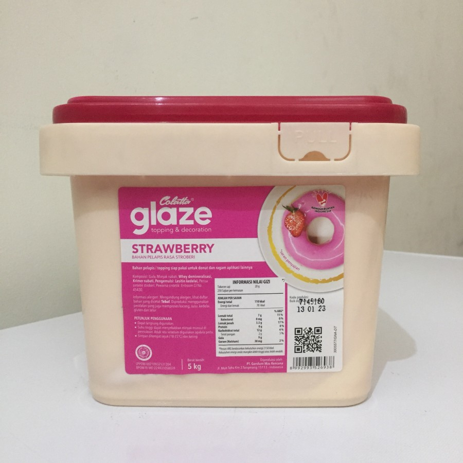 

COLATTA GLAZE STRAWBERRY 5KG