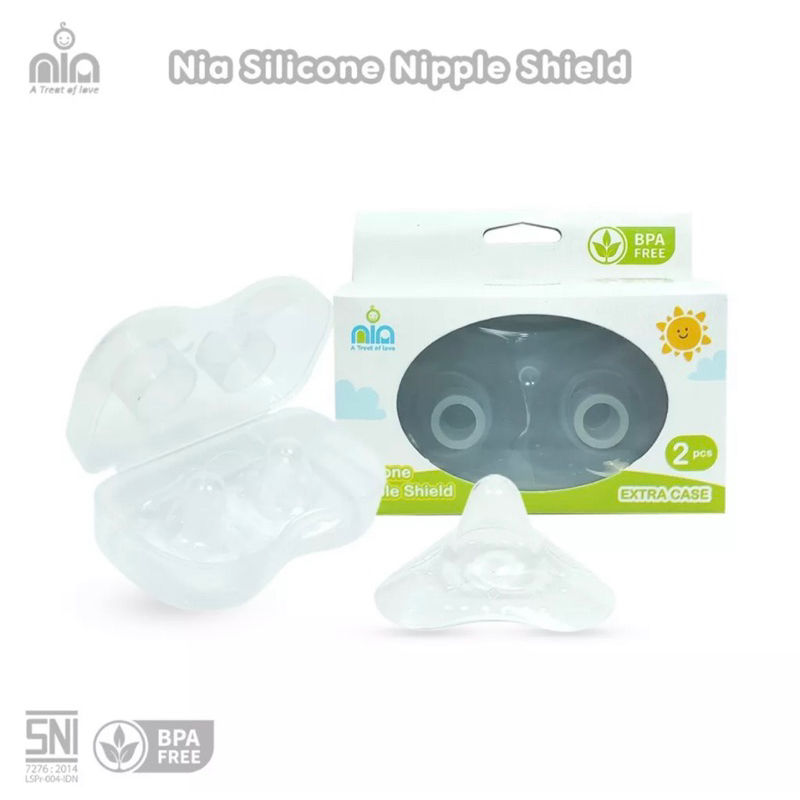 NIA SILICONE NIPPLE BREAST SHIELD - PELINDUNG PUTING IBU MENYUSUI SILIKON