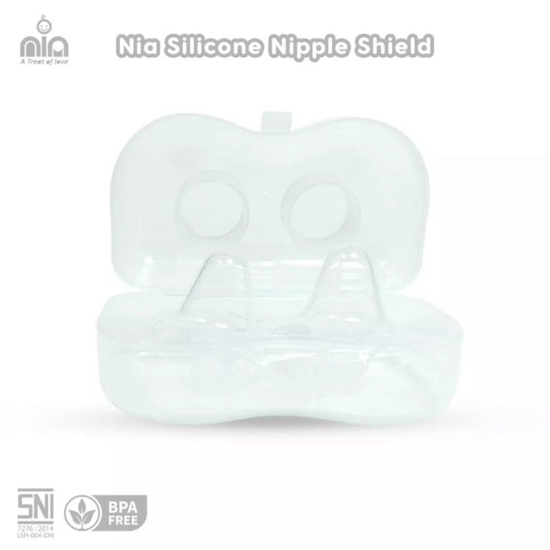 NIA SILICONE NIPPLE BREAST SHIELD - PELINDUNG PUTING IBU MENYUSUI SILIKON