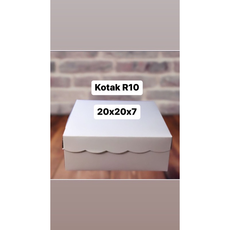 Dus Nasi / Box Nasi Kotak Uk. 20x20~ GALERI PLASTIK FROZEN FOOD