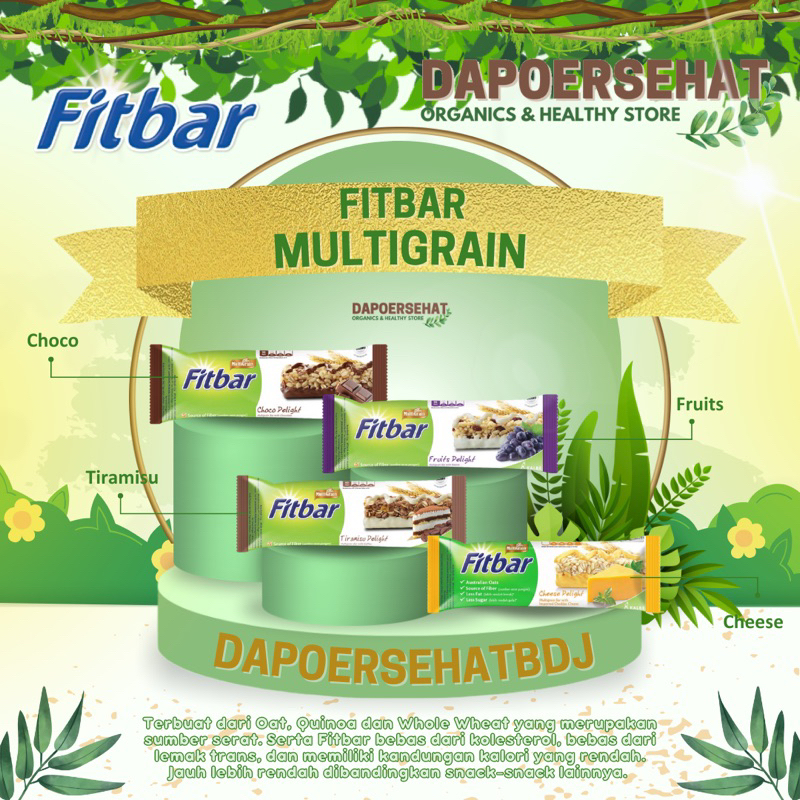 

FITBAR - Multigrain Bar Cereal Snack 22gr