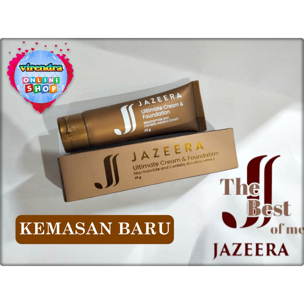 Foundation Jazeera Alas Bedak Jazeera Original | Kemasan Baru