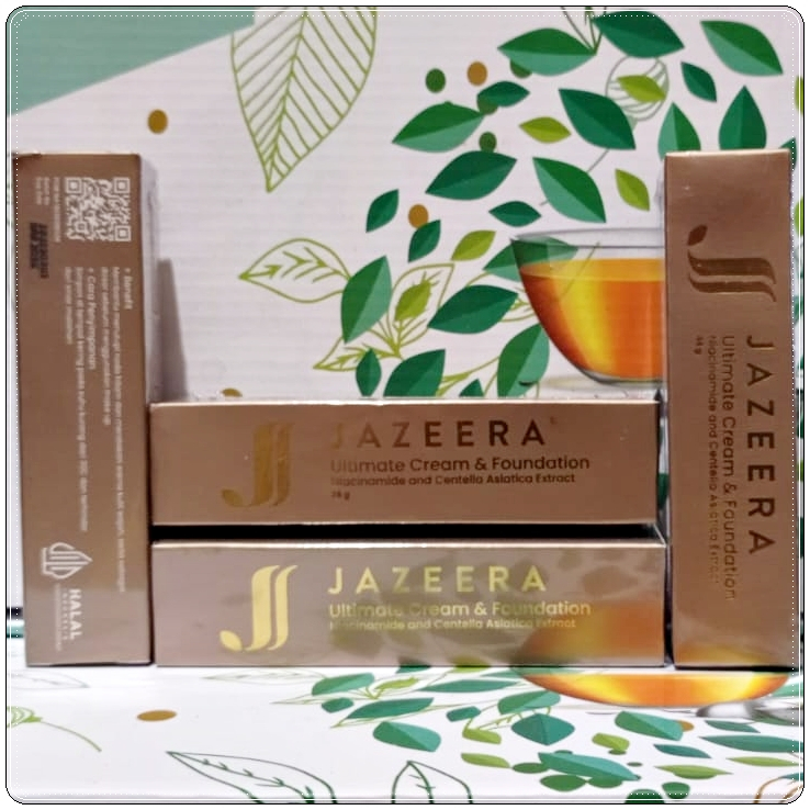 Foundation Jazeera Alas Bedak Jazeera Original | Kemasan Baru