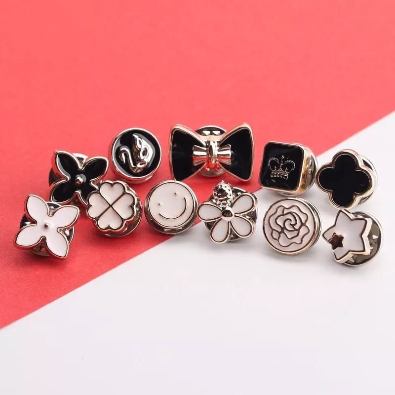 mrcaisen BROS BAJU jilbab mini 10pc pin hijab aksesoris fashion korea kancing import LARIS HOKI B025