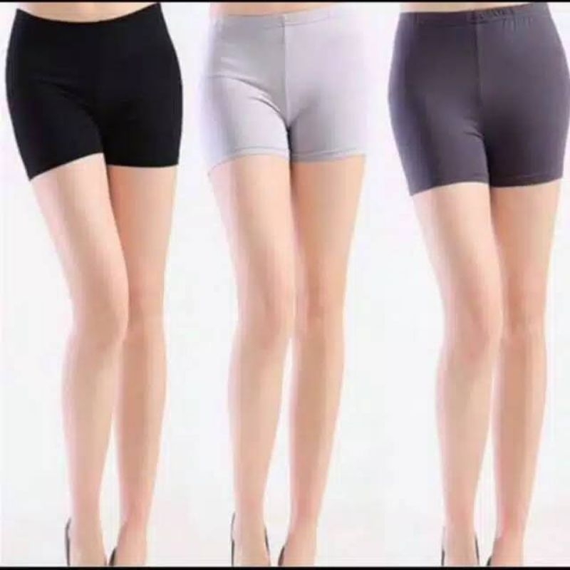 NUZ Celana Legging Short Pant Spandek Std & Jumbo-6