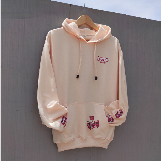 Hoodie Oversize Lotso Cossy - Oversize Korean Style Sweatshirt - Baju Wanita Dan Pria - Jaket Oversize L-XXXL