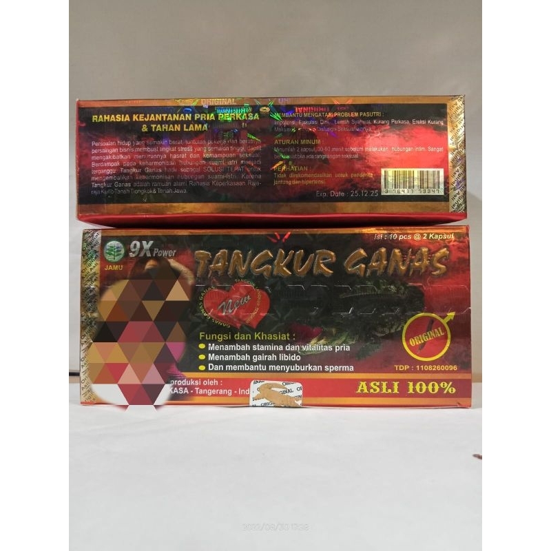 kapsul tg asli original 9x tangkur ganas
