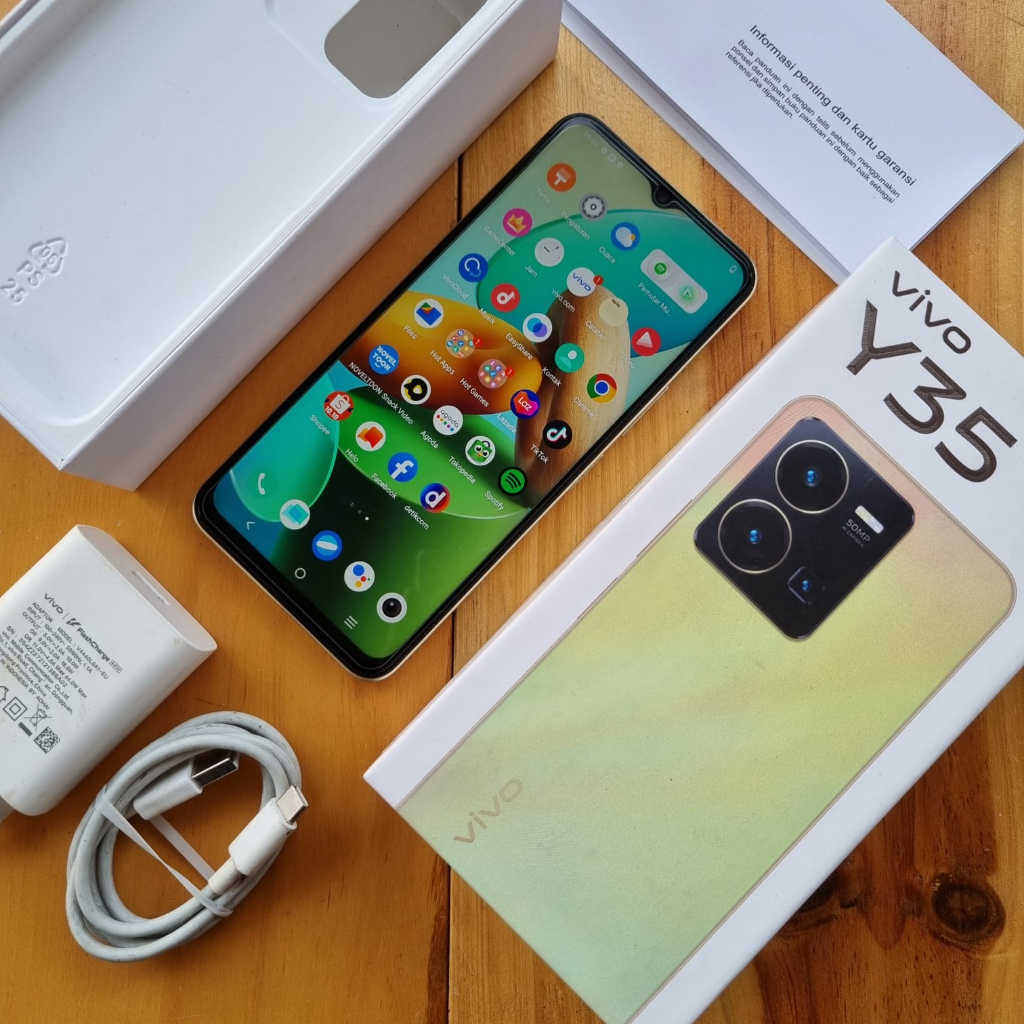 VIVO Y35 SECOND 8/128GB HANDPHONE SECOND HP SEKEN HP BEKAS HP MURAH