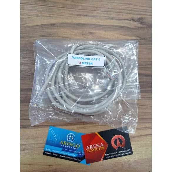 Network (Cabling) Vascolink CAT 5 LAN + RJ45 3 Meter Straight