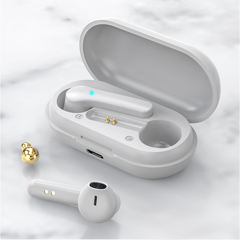 Earphone JS37 Wireless TWS Bluetooth 5.0  3 Jam Penggunaan