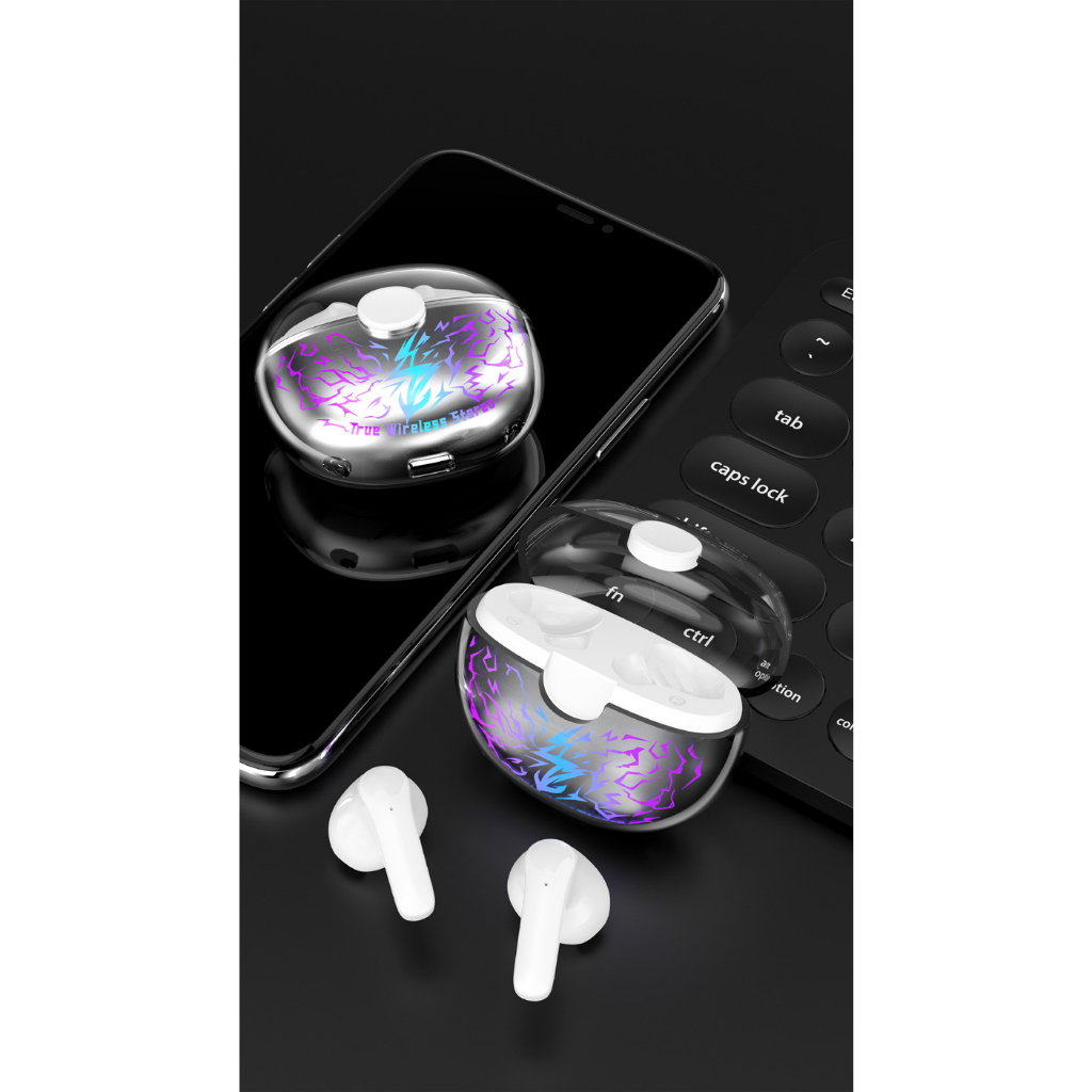 Earphone KS15  Colorful Light Wireless TWS Bluetooth