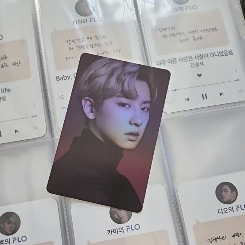 EXO rare PCY chanyeol flo holo 3 holographic photocard pc official
