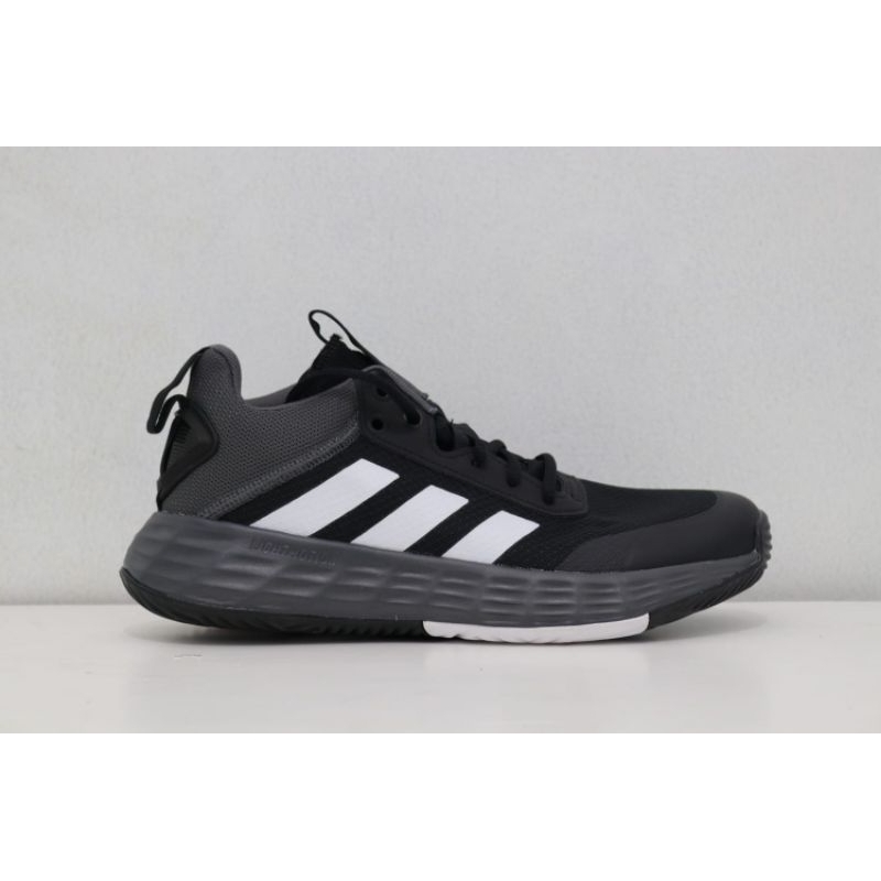 SEPATU BASKET ADIDAS OWN THE GAME 2.0 BLACK / WHITE BNWB