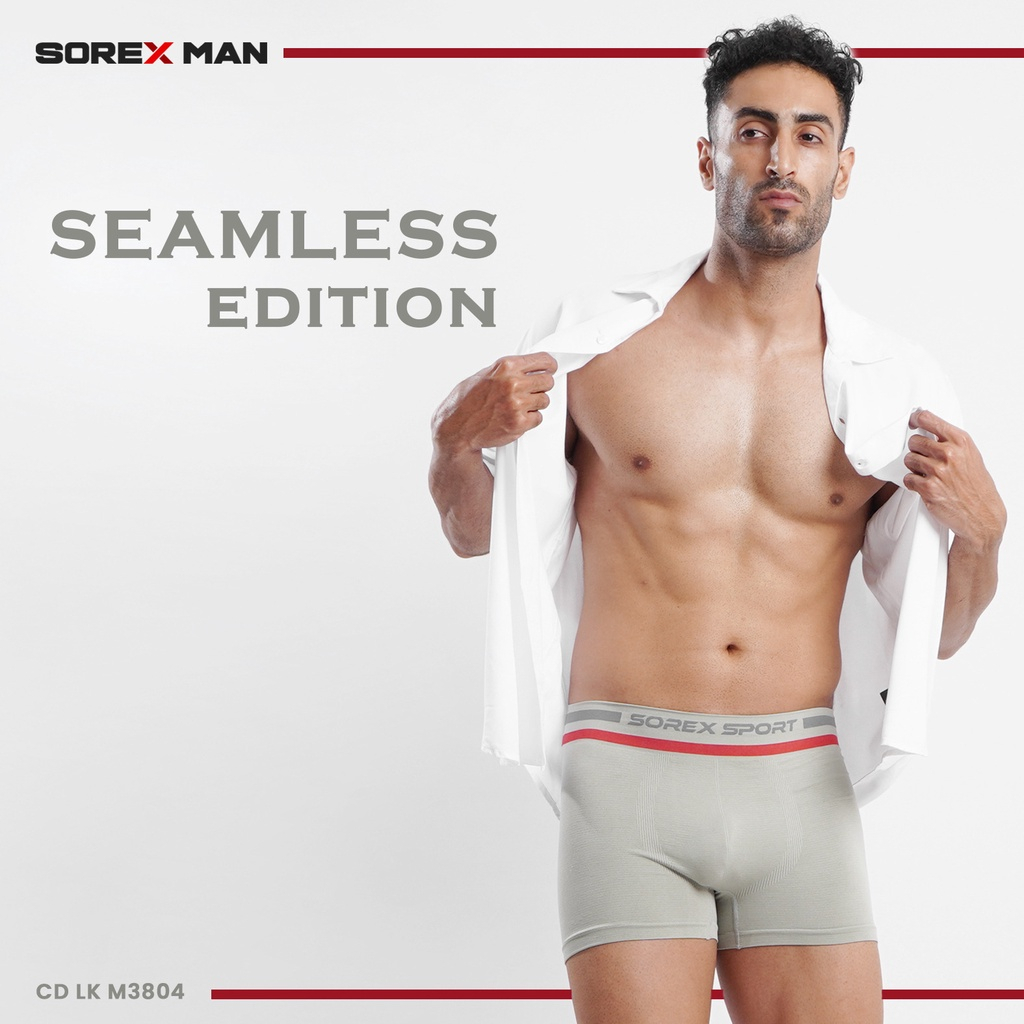 Ningrum - Sorex Sport Cd Celana dalam Pria | Seamless Edition Men Boxer Anti Nyeplak CD Lk M 3804 |2708