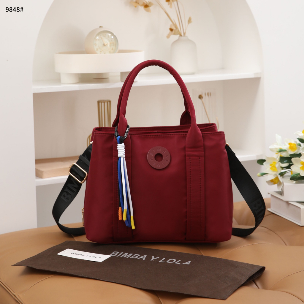 BAG 9848 Nylon Shopper 3ZippeR