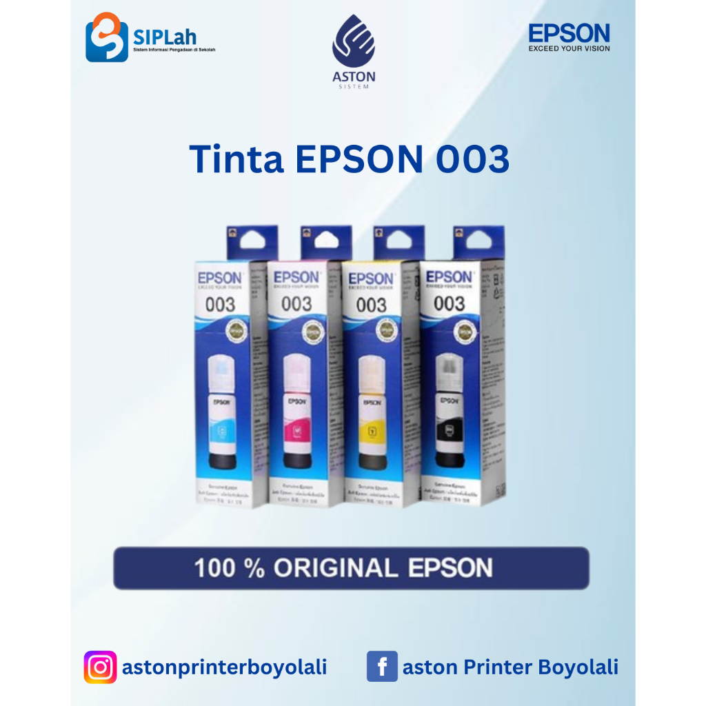 Tinta Epson 003 Original tinta printer