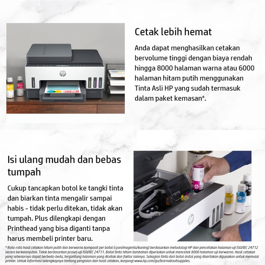 Printer HP Smart Tank 750 Print Scan Copy ADF Garansi Resmi