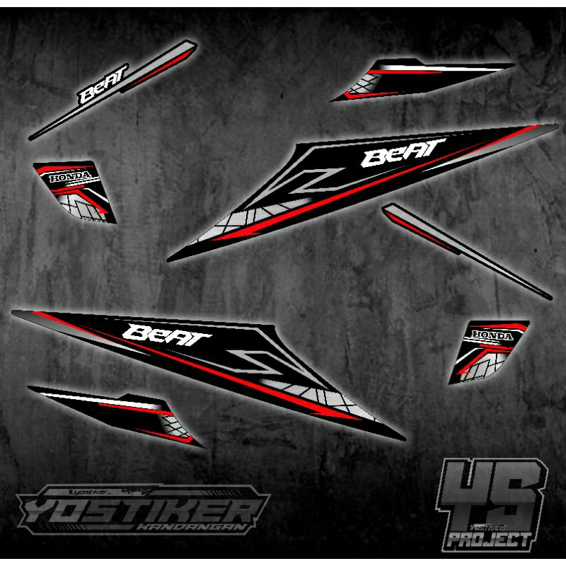 Striping Beat Karbu Variasi Simple