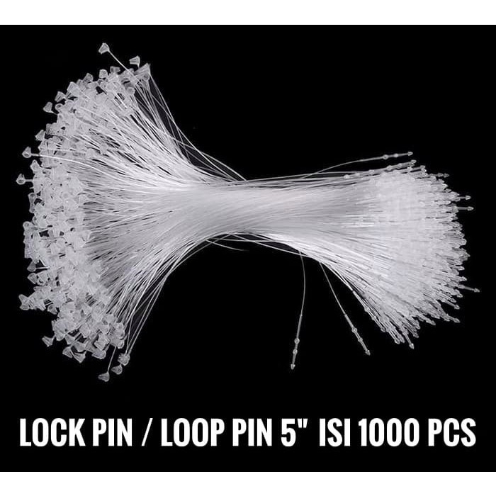 

HJK [BAYAR DI TEMPAT] (Paket 01) LOCK PINS 1000 PCS + HANG TAG / 200 PCS bahan ART CARTON LOOP PINS
