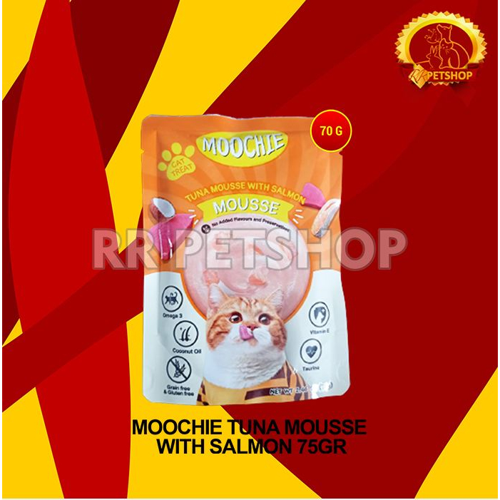 Makanan Basah Kucing Moochie Wet Food Pouch Sachet 70 Gram