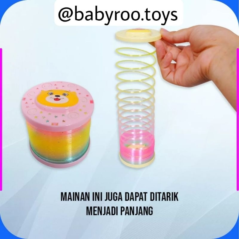 RAINBOW SPRING KARTUN W/LIGHT 17702